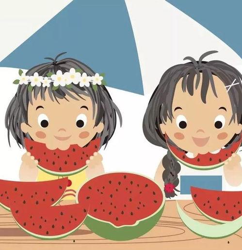 网红吃瓜头像卡通,趣味横生的卡通世界